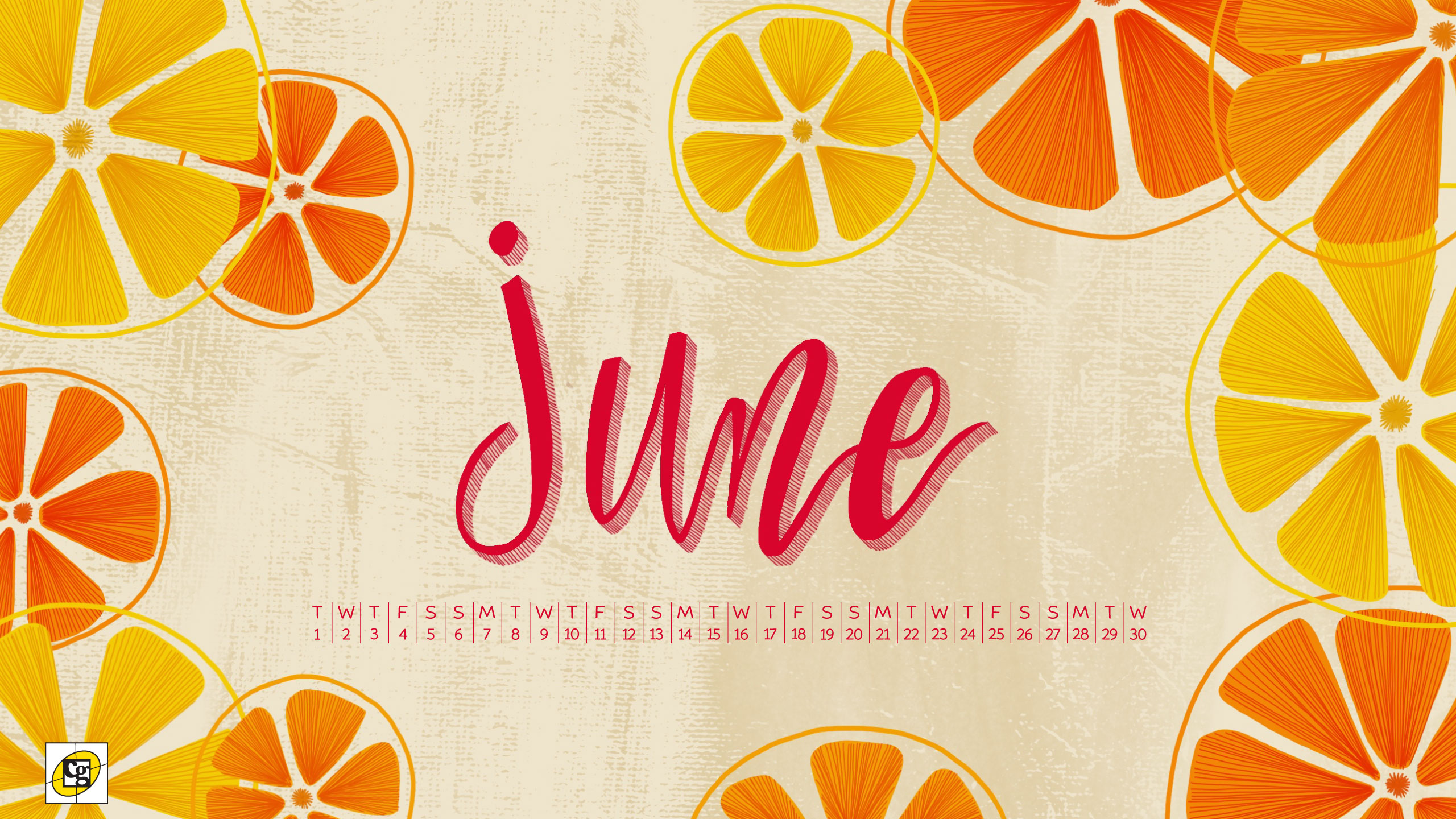 Free Download: June 2021 Desktop Calendar - Composure Graphics