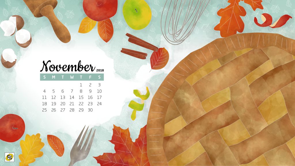 Free Download: November 2018 Desktop Calendar - Composure Graphics ...