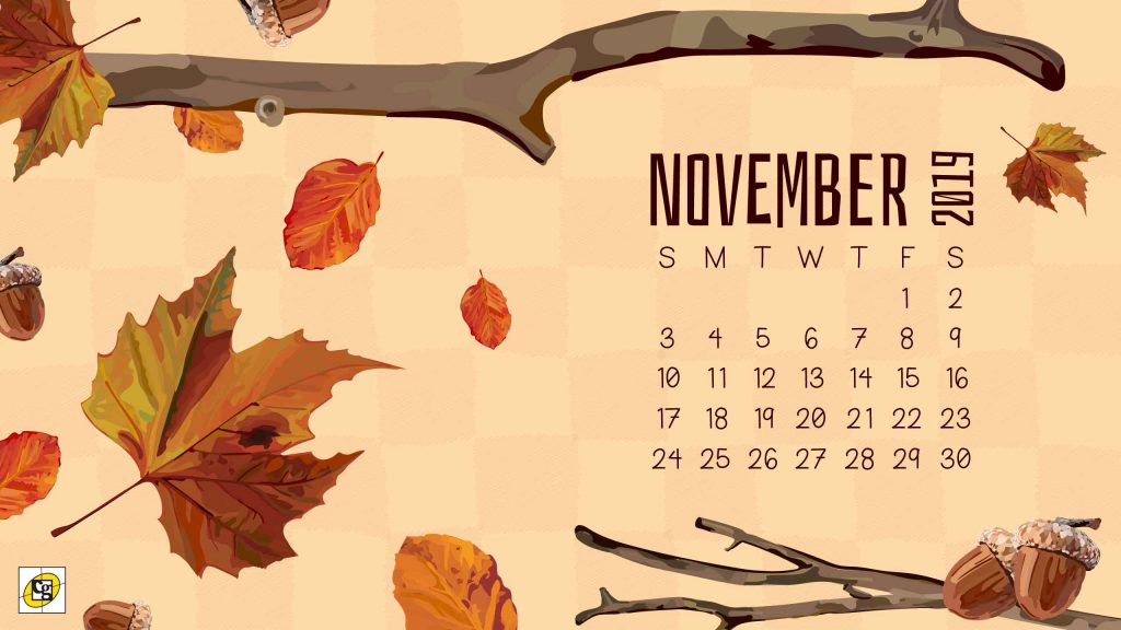 Free Download: November 2019 Desktop Calendar - Composure Graphics ...