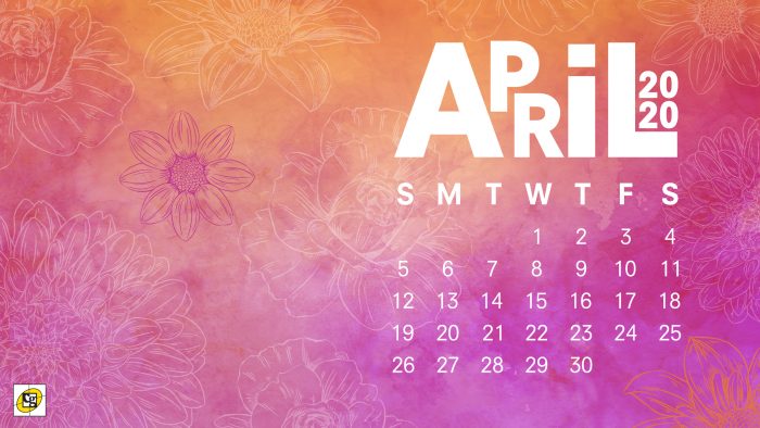 Free Download: April 2020 Desktop Calendar - Composure Graphics ...