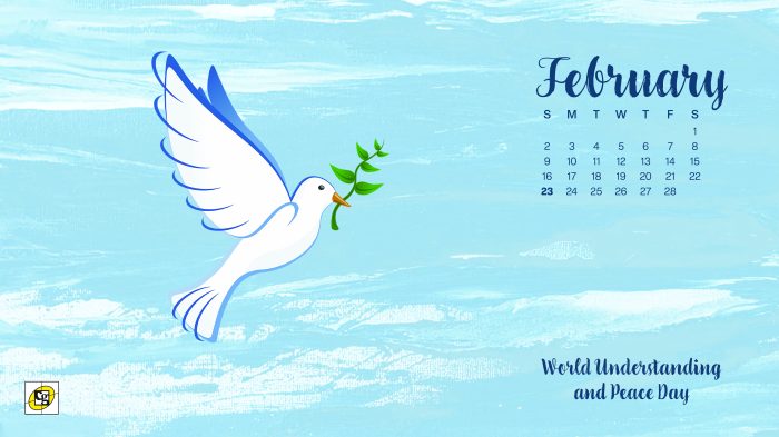 Free Download February 2025 Desktop Calendar Composure Graphics